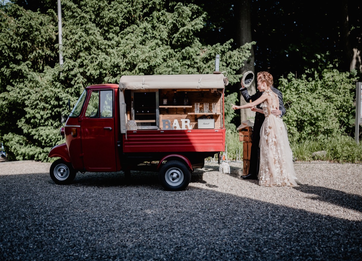 Gäste nutzen die Fotobox Ape begeistert