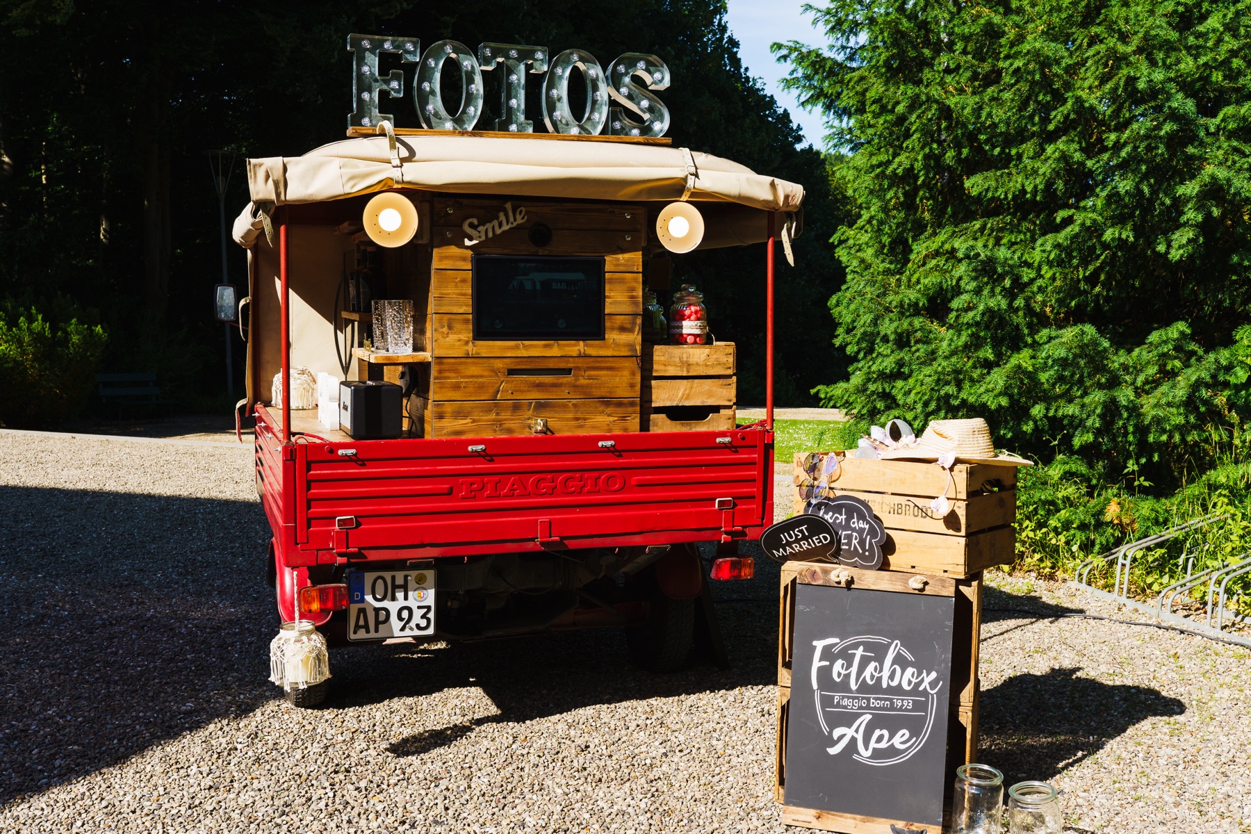 Fotobox Ape mieten für Hochzeiten