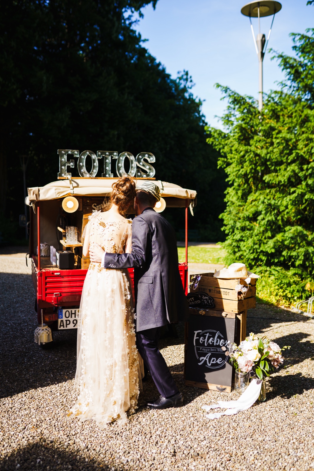 Fotobox Ape Bella als Highlight auf einer Hochzeit im Kreis Segeberg