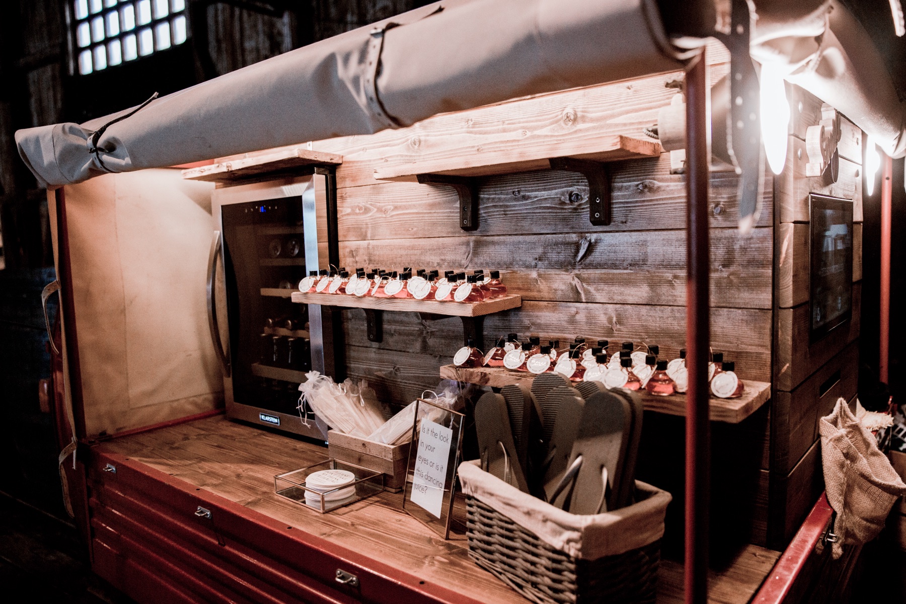 Fotobox Ape Bella auf einer romantischen Hochzeitsfeier